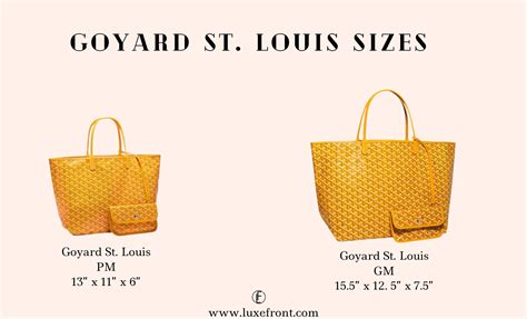 goyard artois tote dimensions